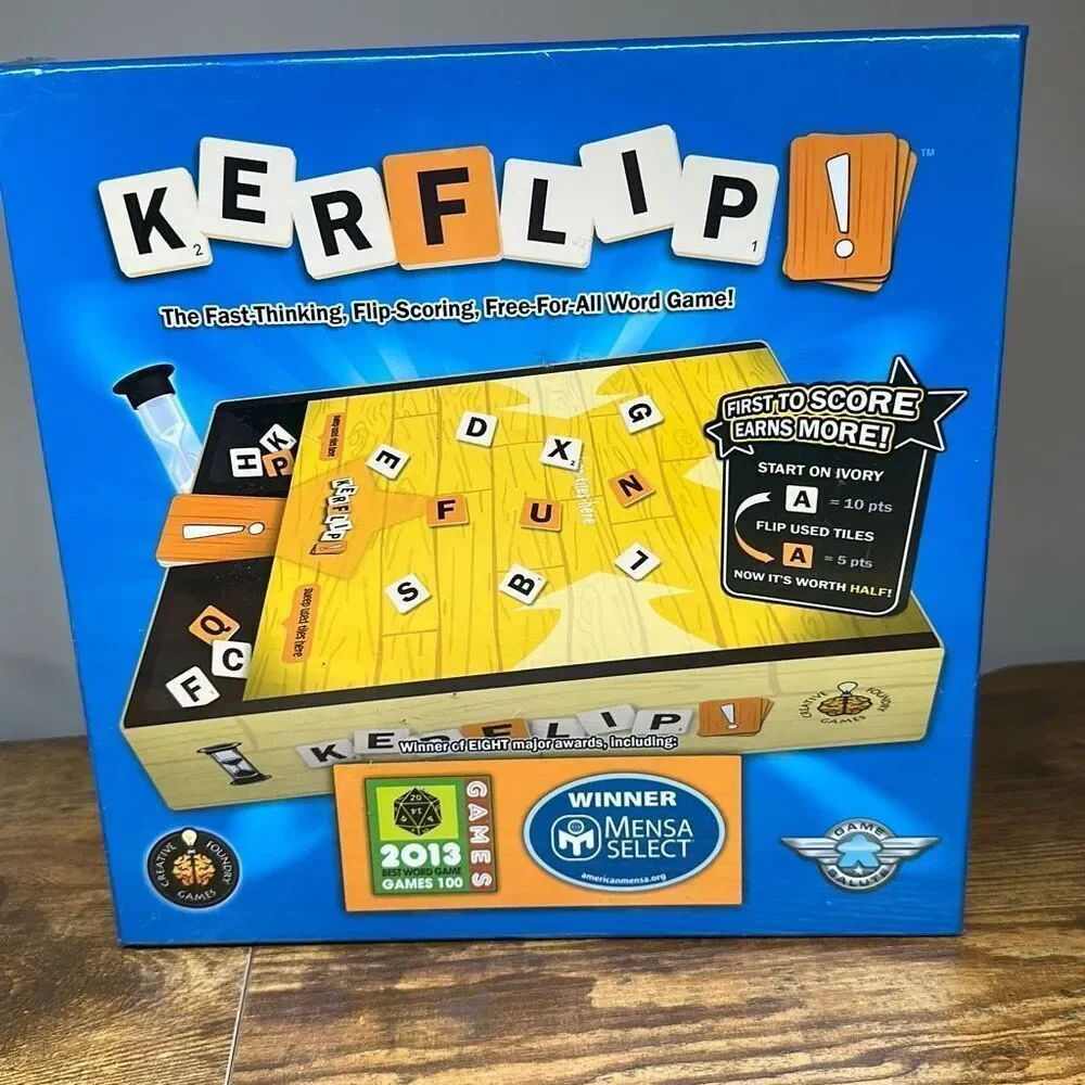 NEW Kerflip! Word Game Board Game SEALED Creative Foundry‎